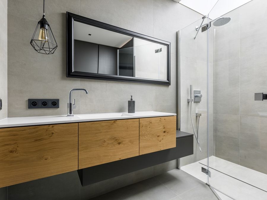 Badezimmermöbel Holzoptik